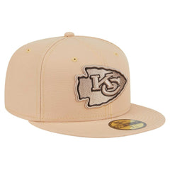 Kansas City Chiefs New Era Candied Pecan 59FIFTY Fitted Hat Tan