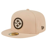 Pittsburgh Steelers New Era Candied Pecan 59FIFTY Fitted Hat Tan