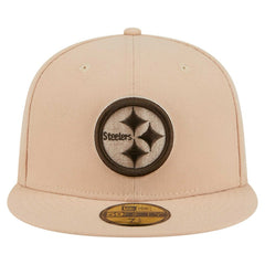 Pittsburgh Steelers New Era Candied Pecan 59FIFTY Fitted Hat Tan