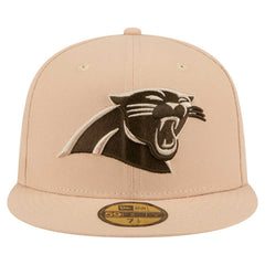 Carolina Panthers New Era Candied Pecan 59FIFTY Fitted Hat Tan