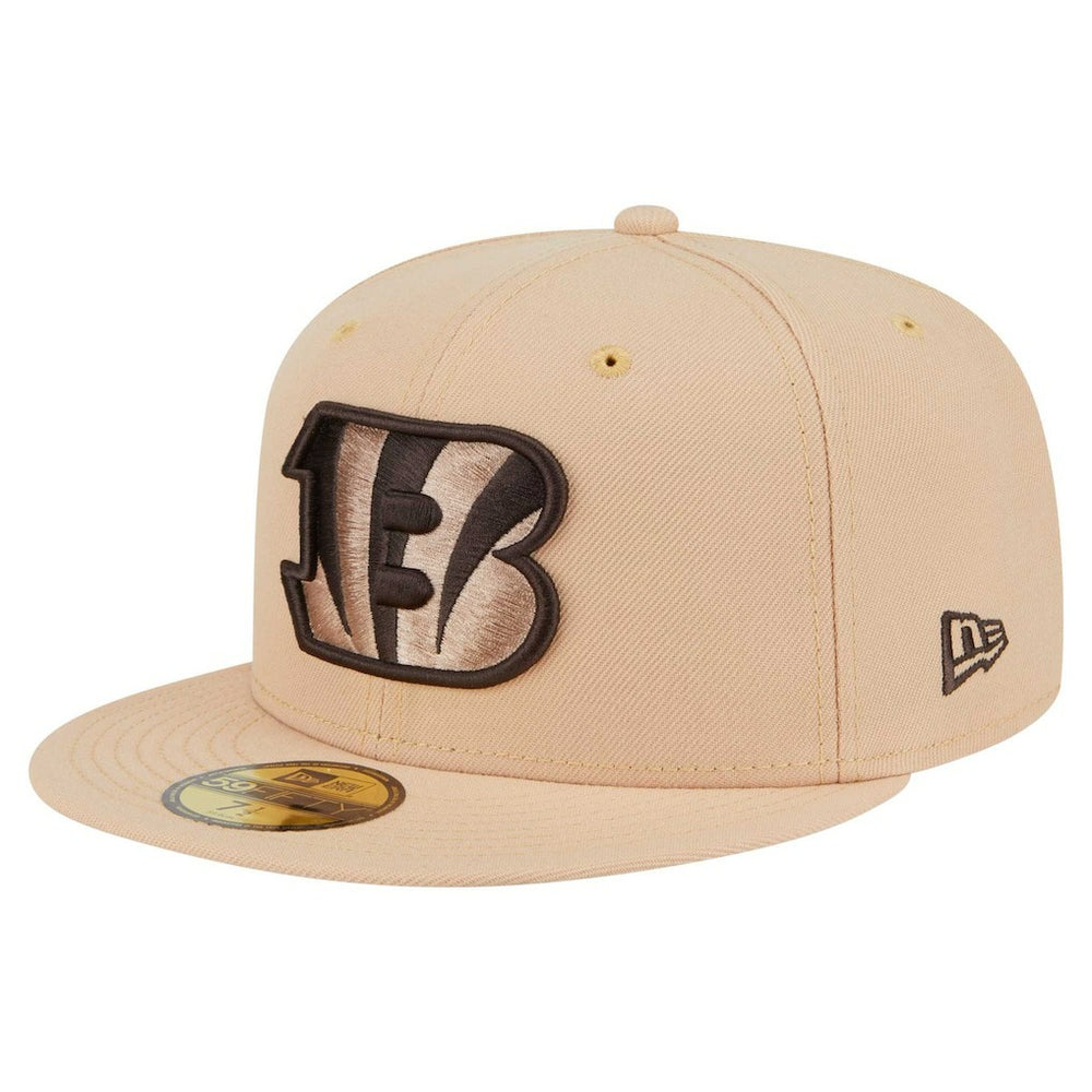 Cincinnati Bengals New Era Candied Pecan 59FIFTY Fitted Hat Tan