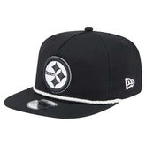 Pittsburgh Steelers New Era B-Dub Golfer Snapback Hat Black