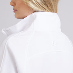 NHL Chicago Blackhawks lululemon Women's Scuba Oversized Half Zip Top - White