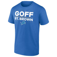 Jared Goff & Amon-Ra St. Brown Detroit Lions Election Players T-Shirt Blue