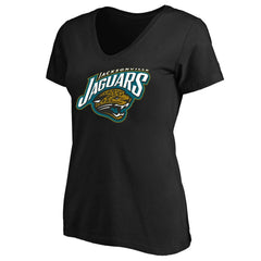 Jacksonville Jaguars Women's Plus Size Classic Logo T-Shirt Black