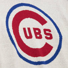 Chicago Cubs Mitchell & Ness Retro Pullover Sweater - Cream Pullover