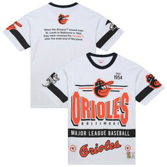 Baltimore Orioles Mitchell & Ness Cooperstown Collection Team Origins Premium T-Shirt - White T-shirts