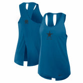 Dallas Cowboys Women's Glory Open-Back Crisscross Dri-FIT Tank Top Navy