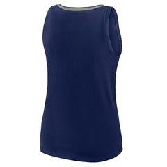 Dallas Cowboys Logo Athletic Women's Stellar Win V-Neck Tank Top Navy