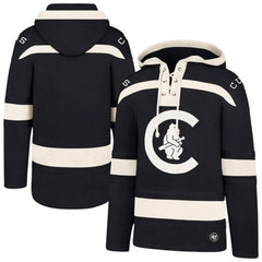 Chicago Cubs '47 Superior Lacer Pullover Hoodie - Navy Hoodies