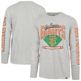San Francisco Giants '47 Fair Ball Franklin Long Sleeve T-Shirt - Gray T-shirts