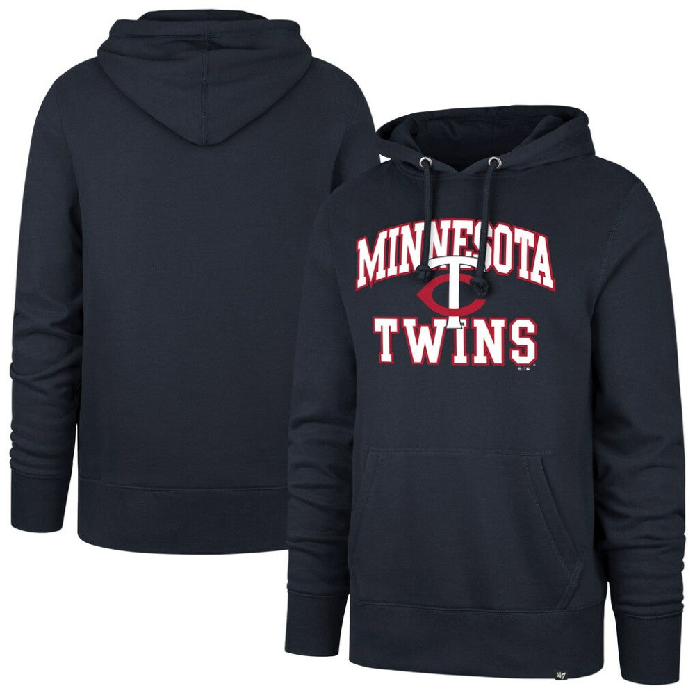 Minnesota Twins '47 Velocity Headline Pullover Hoodie - Navy Hoodies