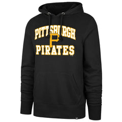 Pittsburgh Pirates '47 Velocity Headline Pullover Hoodie - Black Hoodies