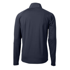 Kansas City Royals Cutter & Buck Adapt Eco Knit Hybrid Recycled Quarter-Zip Pullover Top - Navy Pullover