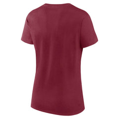 NHL Colorado Avalanche Logo Athletic Women's Unrivaled T-Shirt - Burgundy