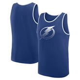 NHL Tampa Bay Lightning Logo Athletic Unmatched Success Tank Top - Blue