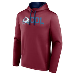 NHL Colorado Avalanche Logo Athletic Head Start Pullover Hoodie - Burgundy