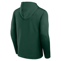 NHL Minnesota Wild Logo Athletic Head Start Pullover Hoodie - Green