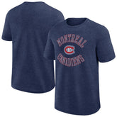 NHL Montreal Canadiens Logo Athletic Success T-Shirt - Heather Navy