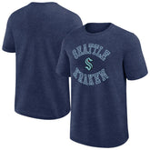 NHL Seattle Kraken Logo Athletic Success T-Shirt - Heather Navy