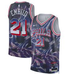 NBA Joel Embiid Philadelphia 76ers Unisex 2025 Select Series Swingman Player Jersey - Navy