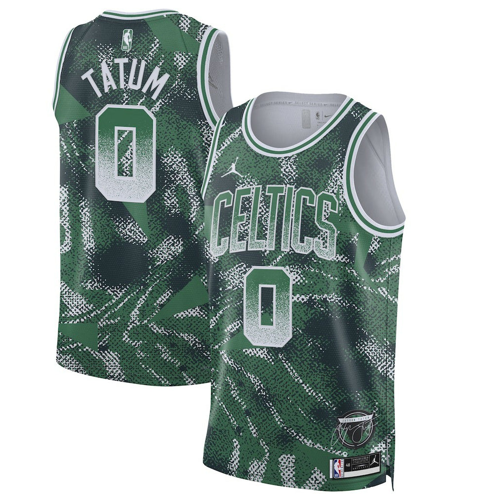 NBA Jayson Tatum Boston Celtics Unisex 2025 Select Series Swingman Player Jersey - Green