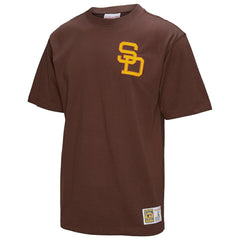 Tony Gwynn San Diego Padres Mitchell & Ness Legends Collection Vintage Logo T-Shirt - Brown T-shirts