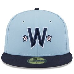 Washington Nationals New Era 2025 City Connect 59FIFTY Fitted Hat - Light Blue/Navy Hats
