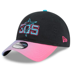 Miami Marlins New Era 2025 City Connect 9TWENTY Adjustable Hat - Black/Pink Hats