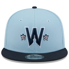 Washington Nationals New Era 2025 City Connect 9FIFTY Snapback Hat - Light Blue/Navy Hats