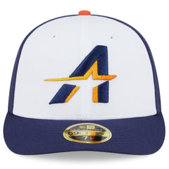 Houston Astros New Era 2025 City Connect Low Profile 59FIFTY Fitted Hat - White/Navy Hats