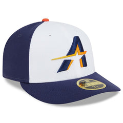 Houston Astros New Era 2025 City Connect Low Profile 59FIFTY Fitted Hat - White/Navy Hats