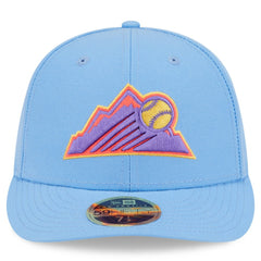 Colorado Rockies New Era 2025 City Connect Low Profile 59FIFTY Fitted Hat - Light Blue Hats