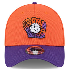 San Francisco Giants New Era 2025 City Connect Batting Practice 39THIRTY Flex Hat - Orange/Purple Hats
