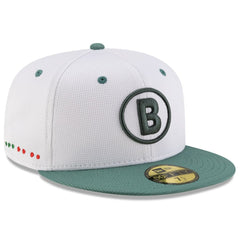 Boston Red Sox New Era 2025 City Connect Batting Practice 59FIFTY Fitted Hat - White/Green Hats