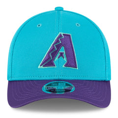 Arizona Diamondbacks New Era 2025 City Connect Batting Practice M-Crown 9FORTY Adjustable Hat - Teal/Purple Hats