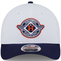 Houston Astros New Era 2025 City Connect Batting Practice 9FORTY Adjustable Hat - White/Navy Hats