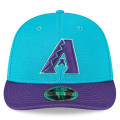 Arizona Diamondbacks New Era 2025 City Connect Low Profile 59FIFTY Fitted Hat - Teal/Purple Hats