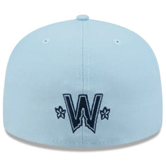 Washington Nationals New Era 2025 City Connect Fan Pack 59FIFTY Fitted Hat - Light Blue Hats