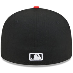 Chicago White Sox New Era 2025 City Connect Alternate 59FIFTY Fitted Hat - Black/Red Hats