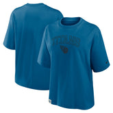 Tennessee Titans Women's Glory Arch Boxy T-Shirt Blue