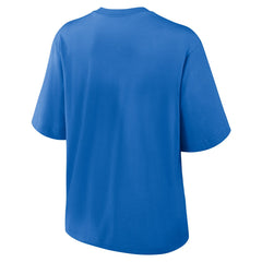 New York Giants Women's Glory Arch Boxy T-Shirt Royal