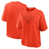 Chicago Bears Women's Glory Arch Boxy T-Shirt Orange
