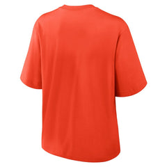 Chicago Bears Women's Glory Arch Boxy T-Shirt Orange