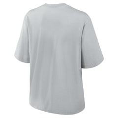 Detroit Lions Women's Glory Arch Boxy T-Shirt Gray
