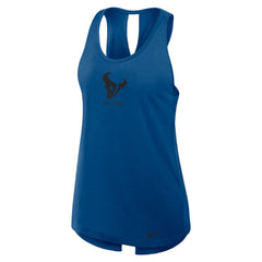 Houston Texans Women's Glory Open-Back Crisscross Dri-FIT Tank Top Navy