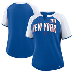 New York Giants Women's Height Advantage T-Shirt Royal/White
