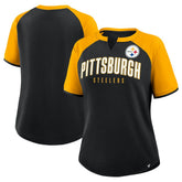 Pittsburgh Steelers Women's Height Advantage T-Shirt Black/Gold