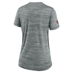 San Francisco 49ers Women's Sideline Velocity Dri-FIT T-Shirt Gray