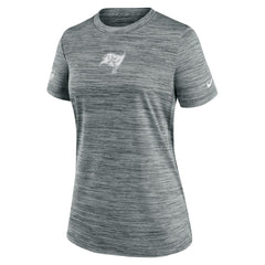Tampa Bay Buccaneers Women's Sideline Velocity Dri-FIT T-Shirt Gray